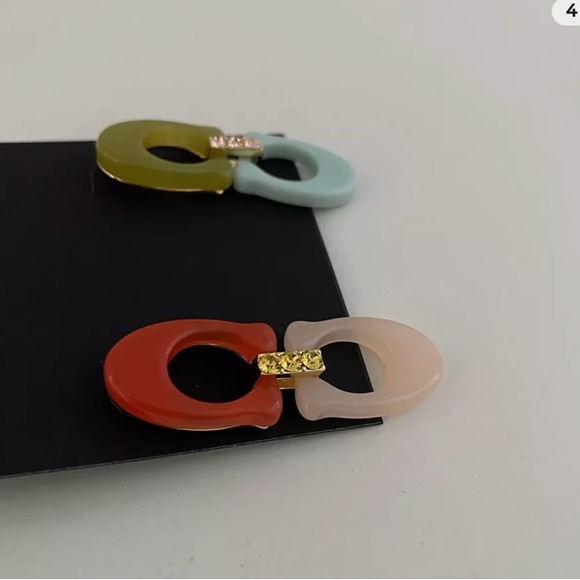 Coach signature C earrings - Picture 4 of 5